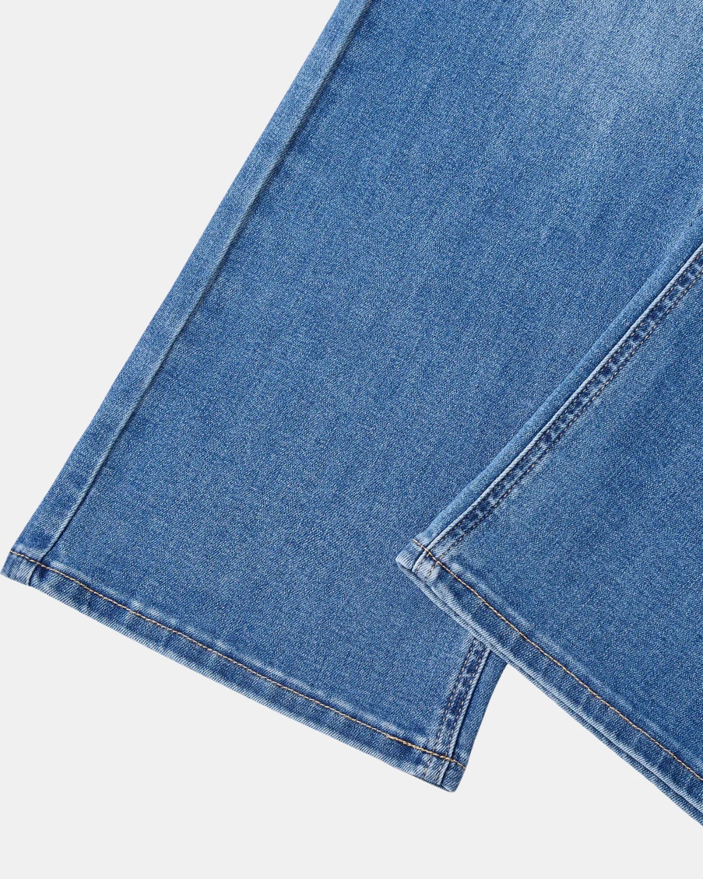 Mid-Low Rise Wide Leg Jeans